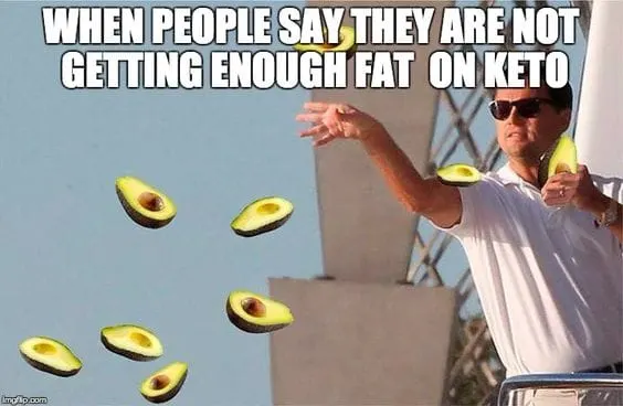 Avocados and keto diet funny keto graphic