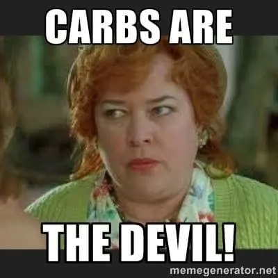 EVIL CARBS kathy bates saying carbs are the devil