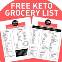 dirty keto grocery list pdf