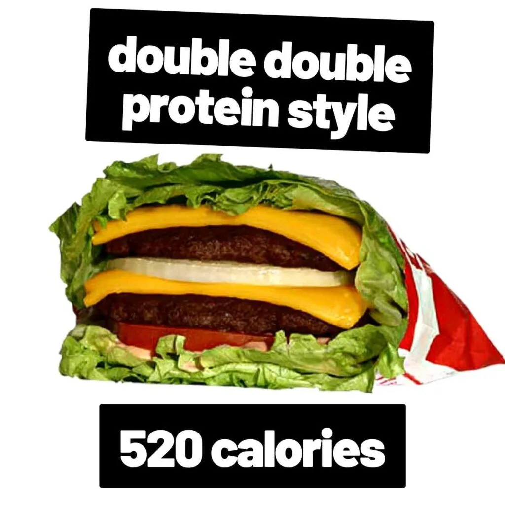 In n Out Keto Menu - Order the Best #1 Low Carb Burgers 3 double double protein style 520 calories in n out keto