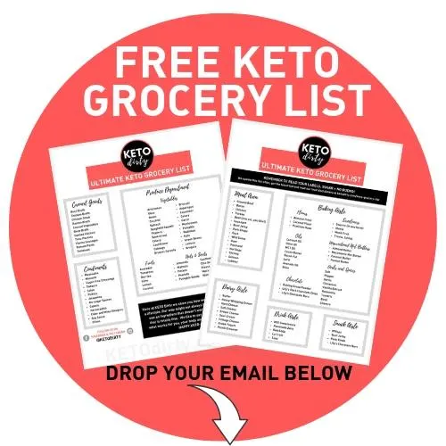 free keto grocery list pdf