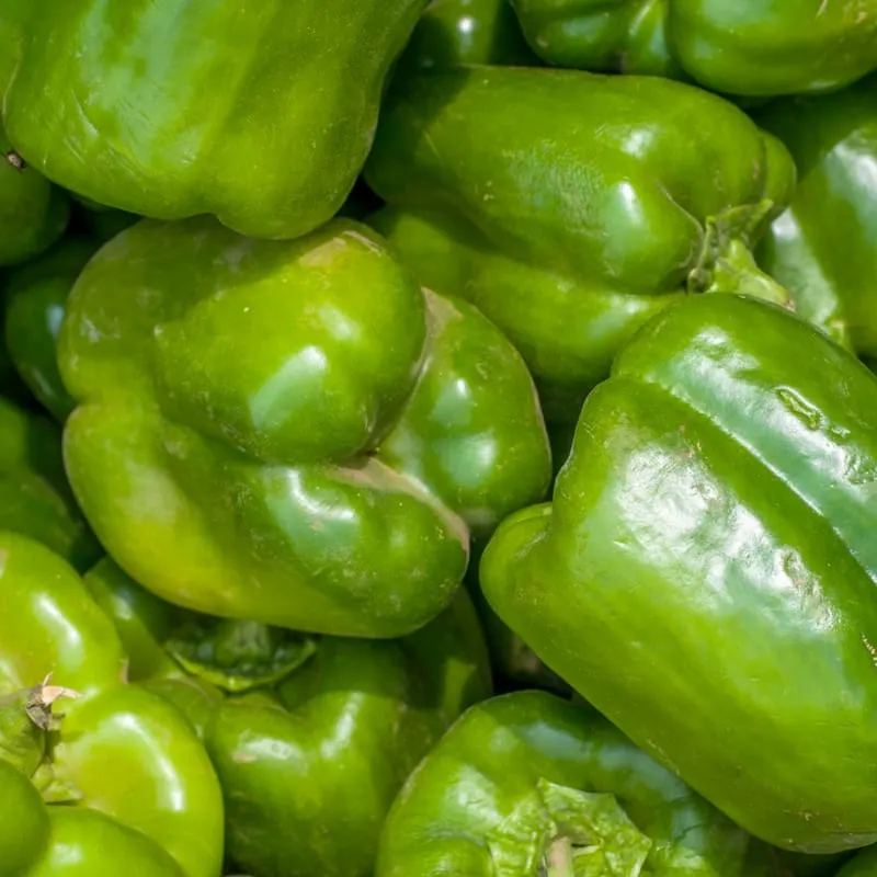 green peppers low carb snack food