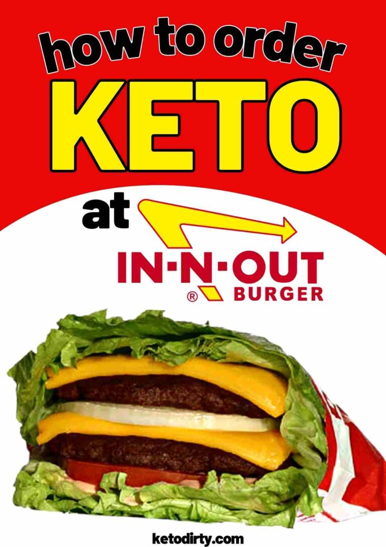 In N Out Keto Menu Order The Best 1 Low Carb Burgers