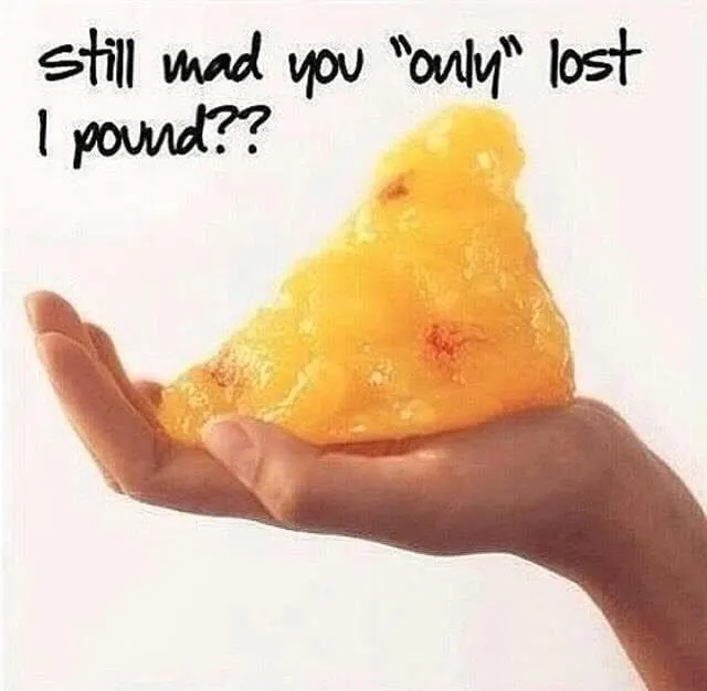 image showing what one pound of fat looks like