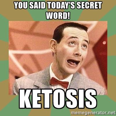 pee wee herman image about secret word ketosis