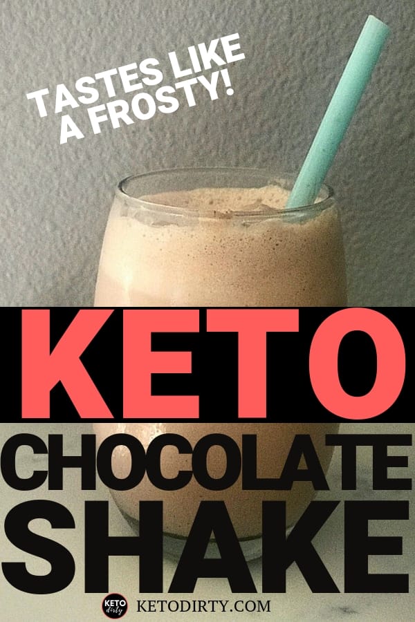Wendy's Keto Frosty - Chocolate Milk Shake Recipe 1