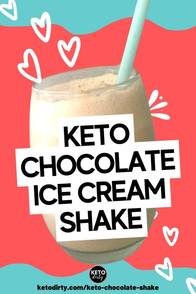 keto chocolate ice cream shake