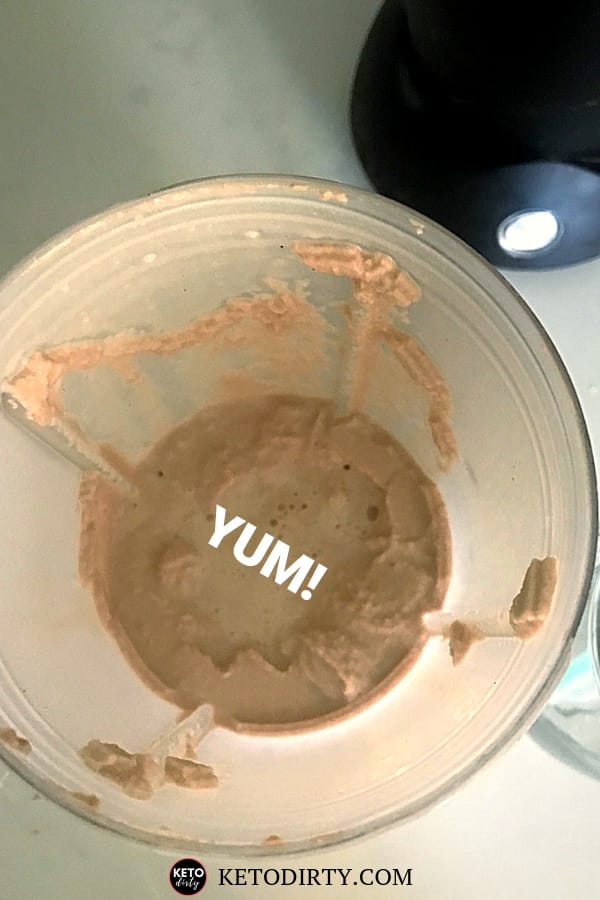 YUM! Keto chocolate shake