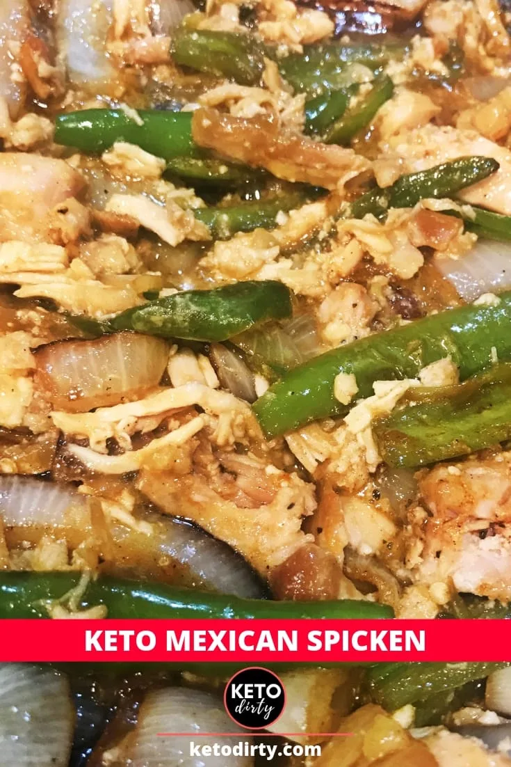 keto mexican spicken chicken peppers onions 