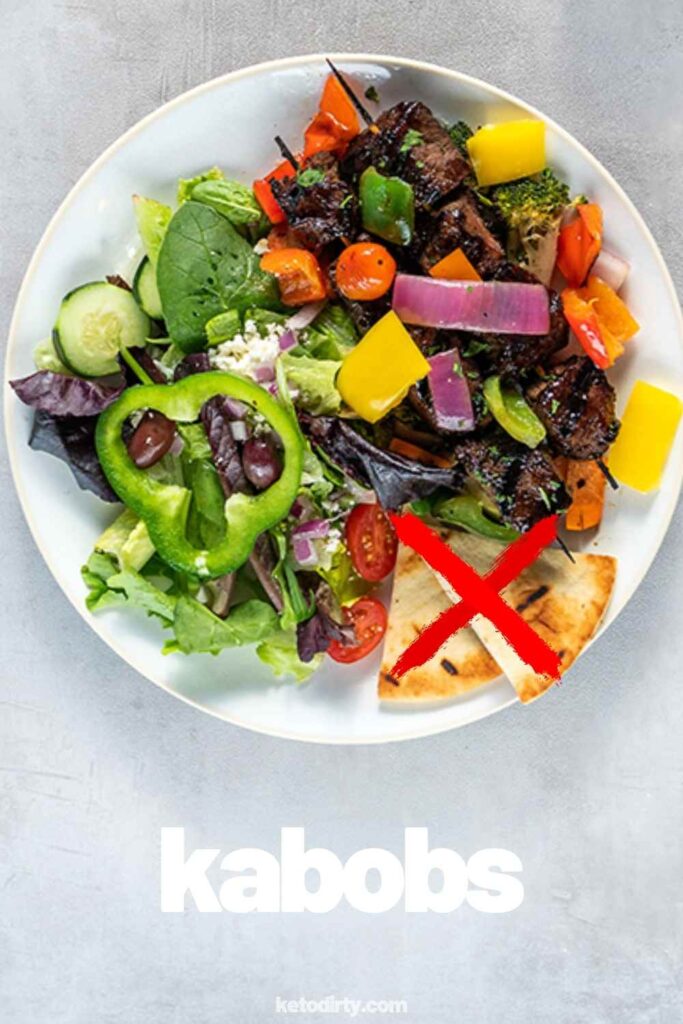 How to Eat Keto with Zoes Kitchen Menu kabobs zoes kitchen menu keto food
