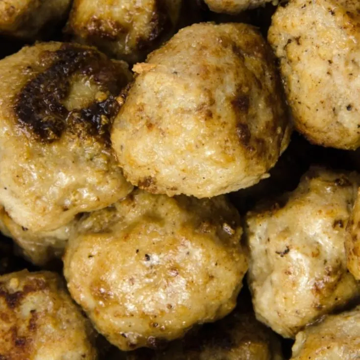Easy KETO Meatballs with Pork Rinds - 1 Net Carb 1 KETO Meatballs