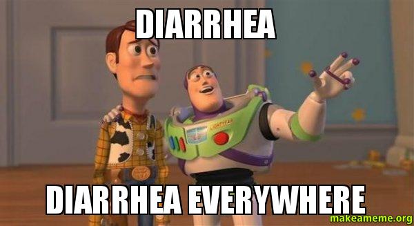 diarrhea everywhere - toy story keto shits meme
