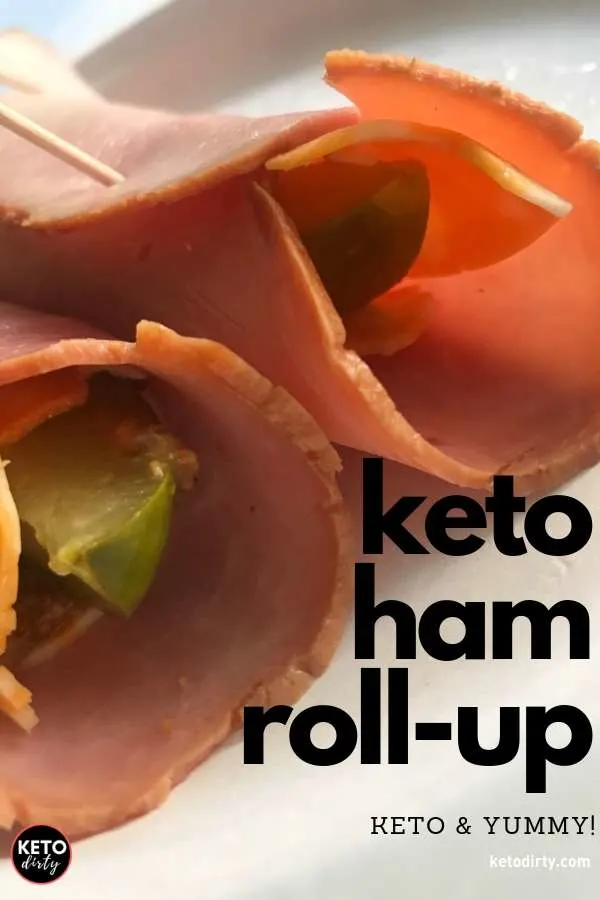 Ham Roll Up - Easy Keto Lunch Idea 1