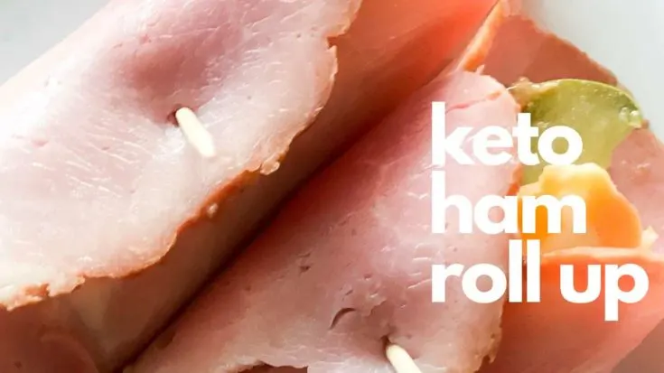 Ham Roll Up - Easy Keto Lunch Idea 1 ham roll up keto lunch ideas