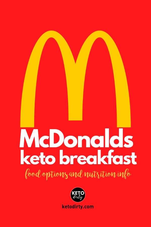 Keto Mcdonalds Low Carb Food To Order Nutrition Facts