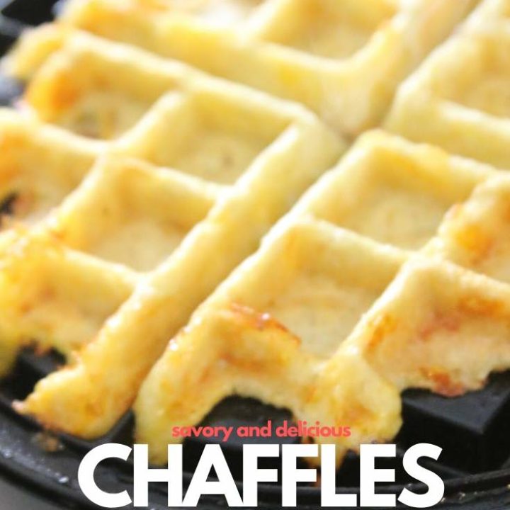 Chaffles Recipe How to Make Low Carb Waffles