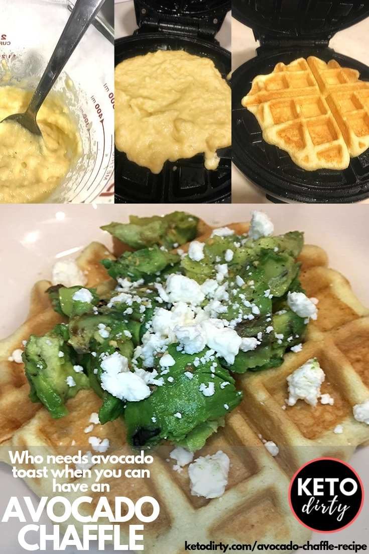 Avocado Chaffle - #1 Perfect Keto Avocado Toast Alternative 2