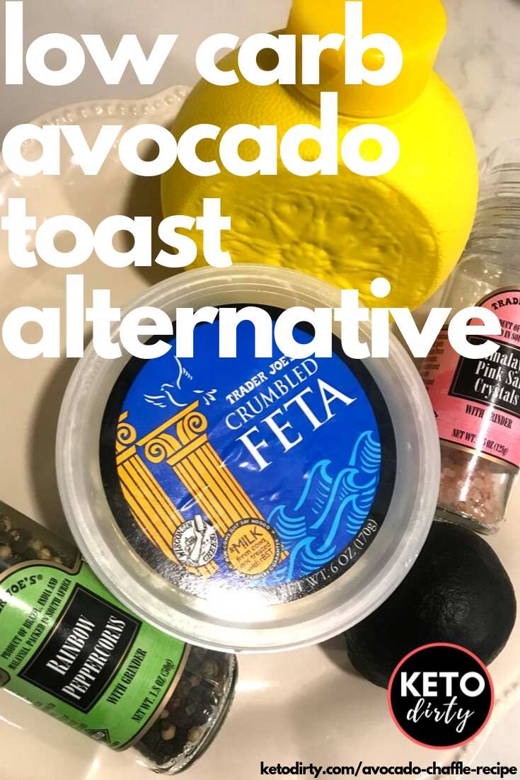 Avocado Chaffle - #1 Perfect Keto Avocado Toast Alternative 1