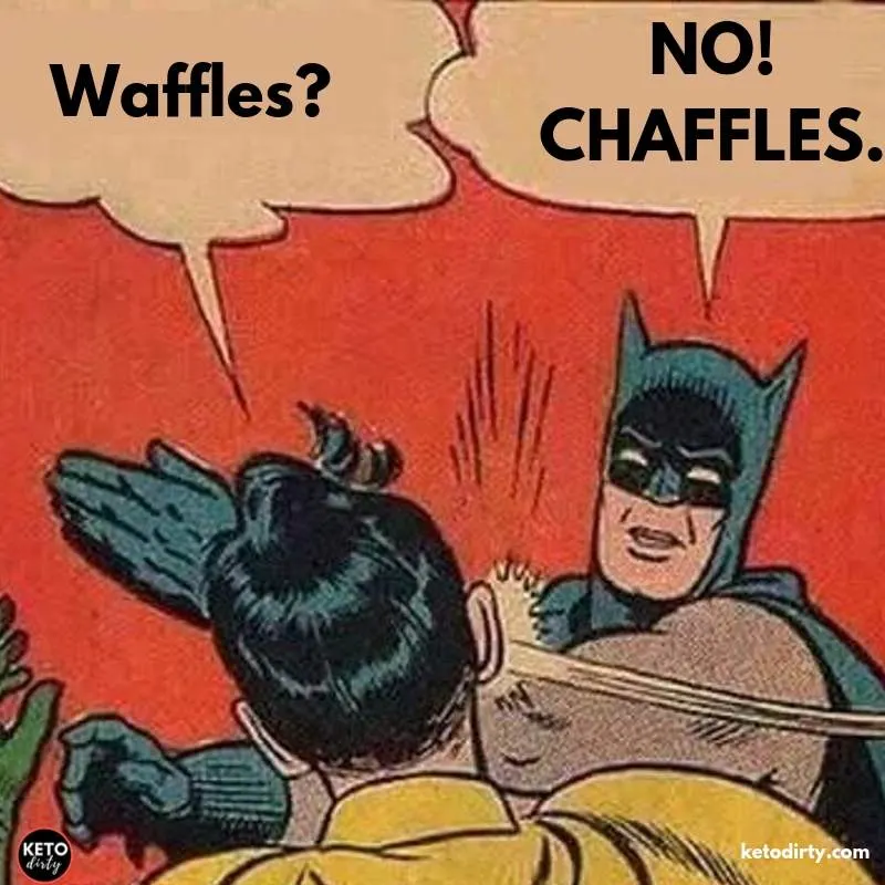 batman chaffle meme