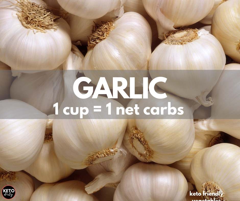 garlic keto vegetable garlic 1 net carb