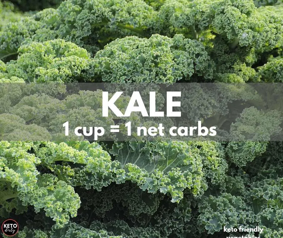 kale keto vegetable 1 net carb