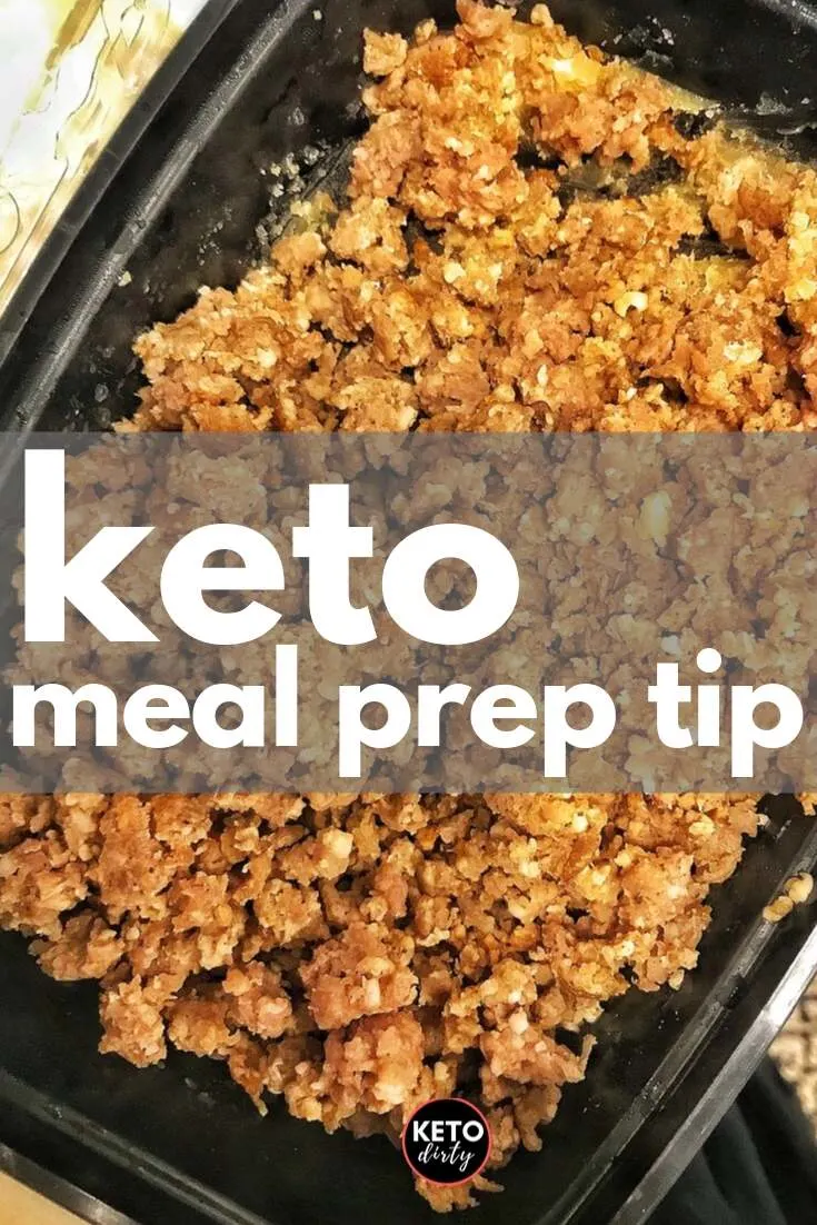keto meal prep cook sausage ahead for keto diet