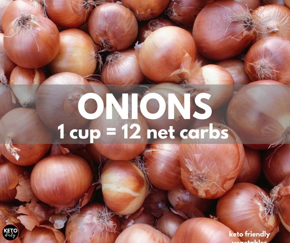 onions 12 net carb count keto diet