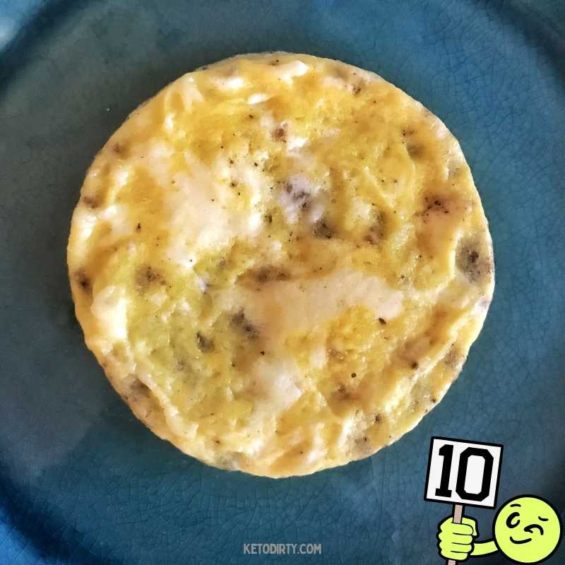 perfect omelette - keto eggs in dash egg cooker