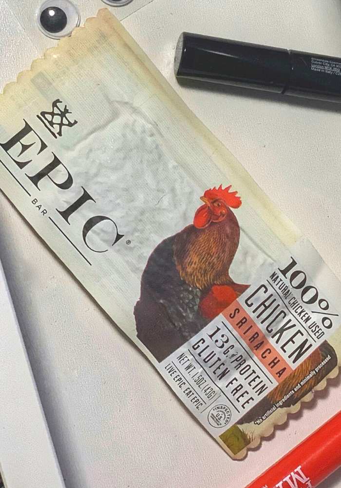epic bar chicken sriracha keto snack zero carbs