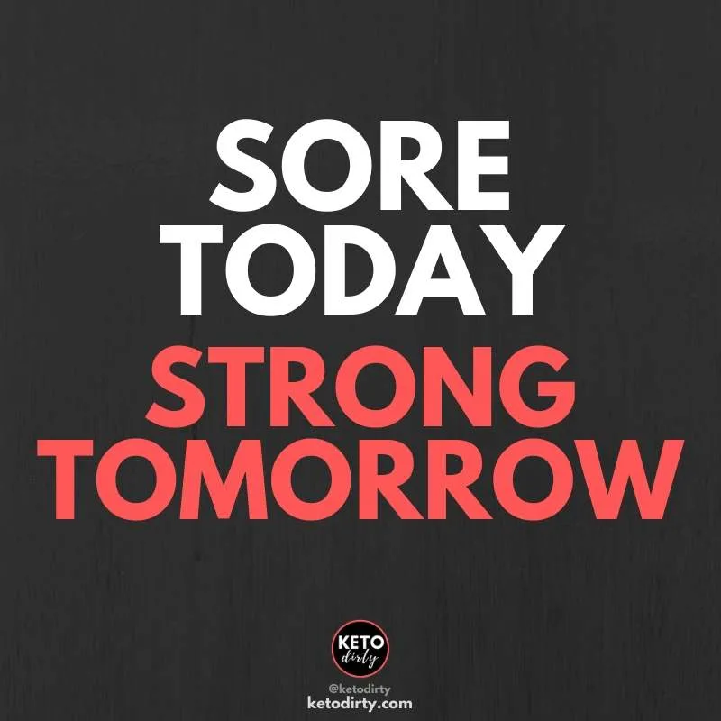 funny fitness quotes sore today strong tomorrow
