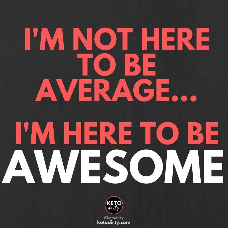 gym quotes - i am not here to be average