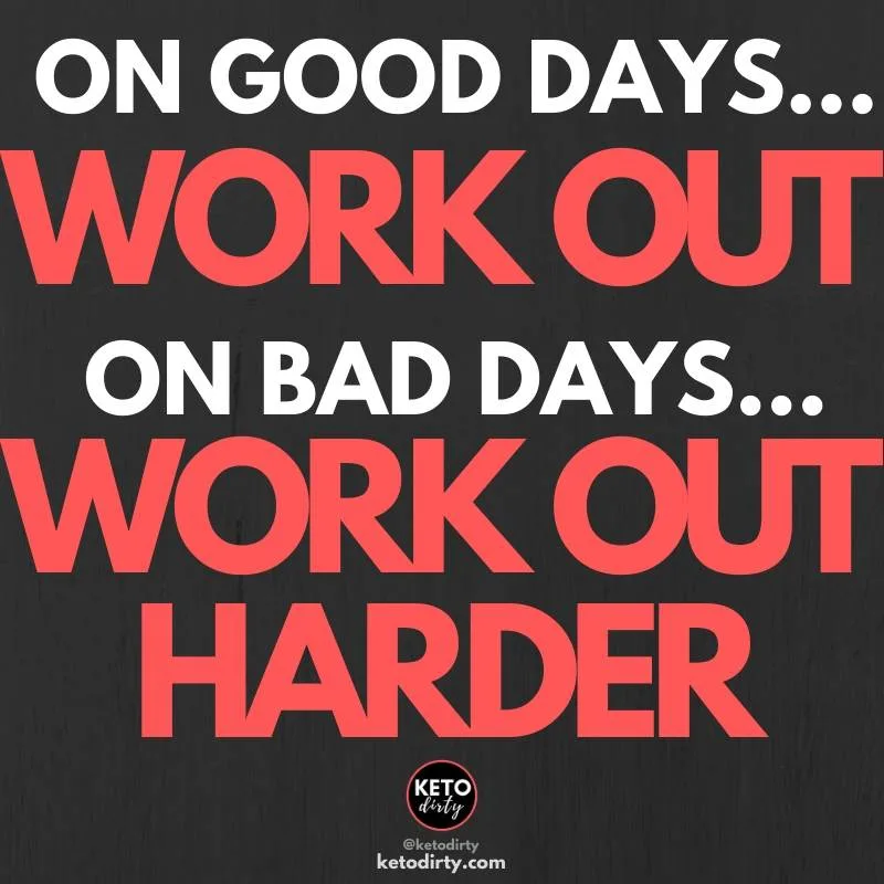 gym quotes - on good days workout