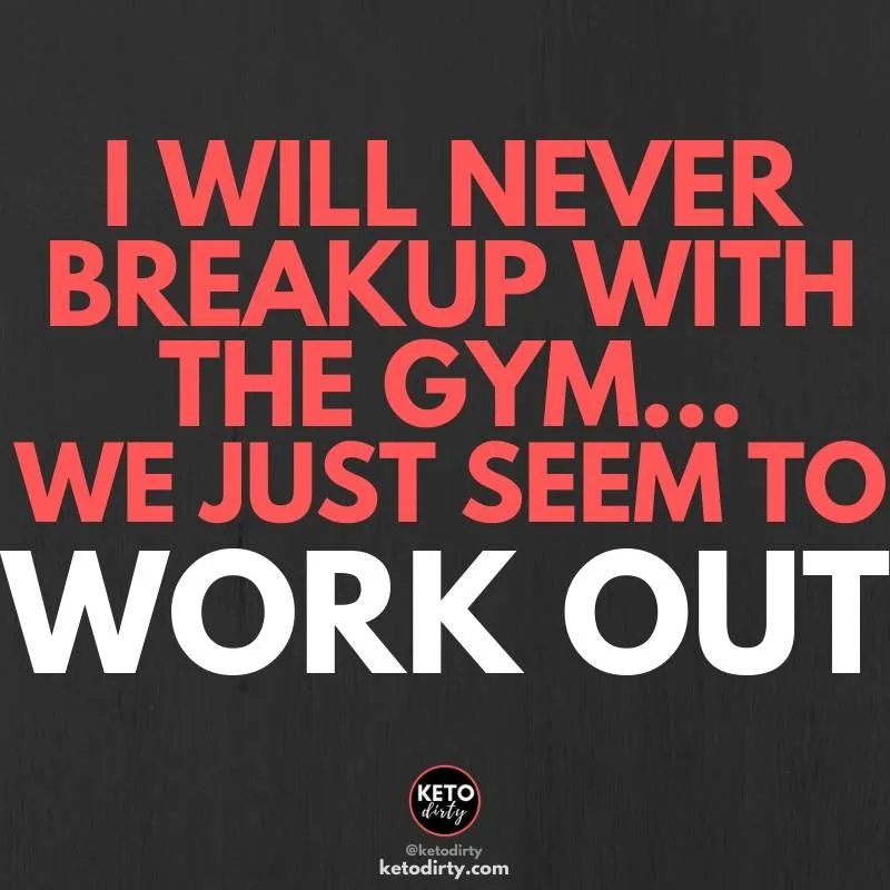 i will never breakup with the gym