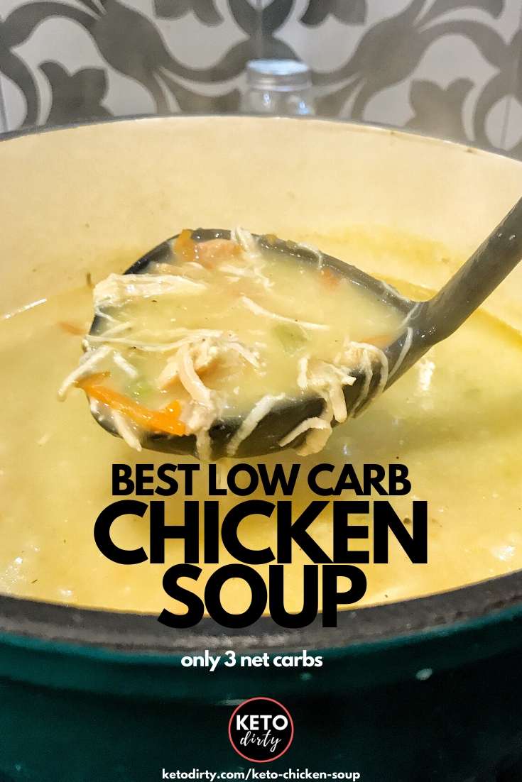 low carb chicken soup