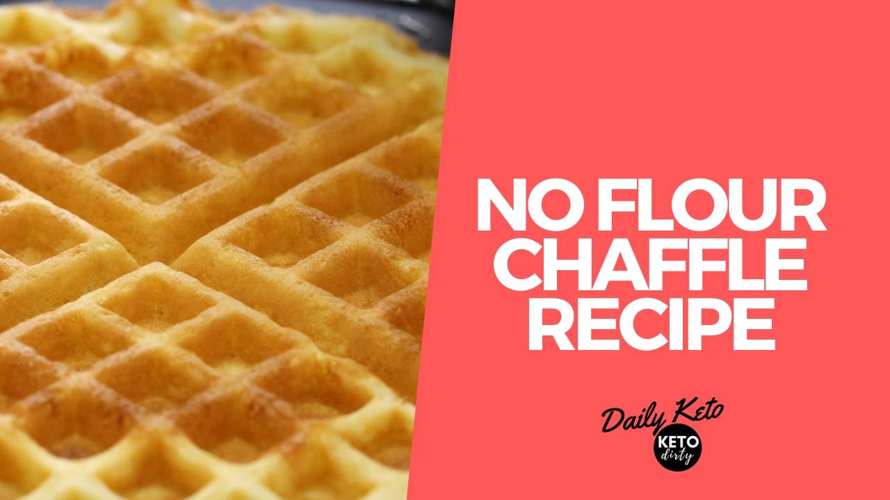 flourless waffles - no flour chaffle recipe