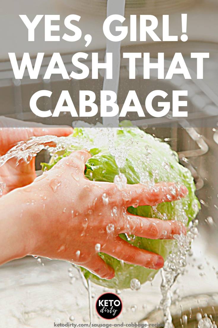 wash cabbage