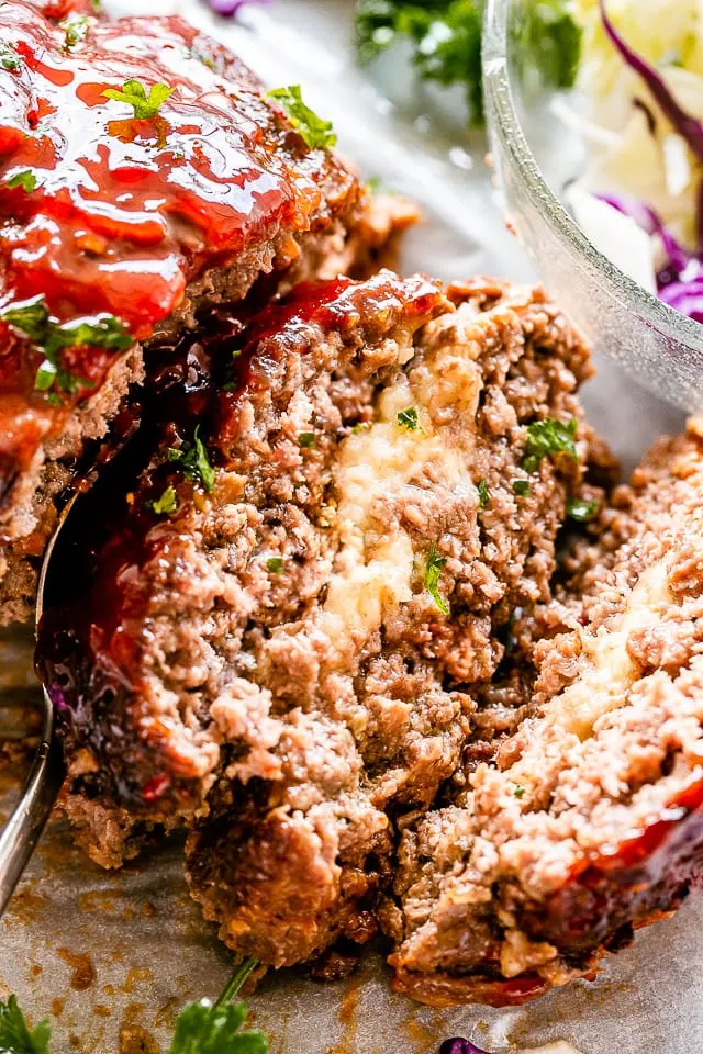 meatloaf low carb slow cooker recipes Mozzarella Stuffed Slow Cooker Meatloaf Keto Crockpot Recipe