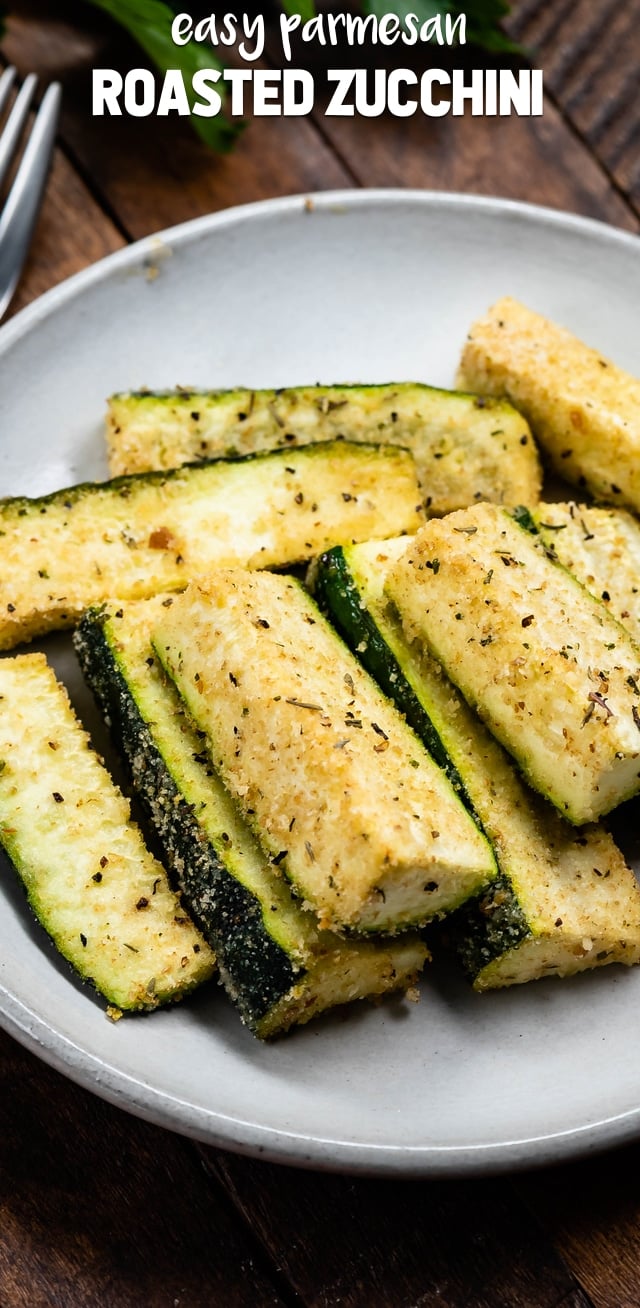 Parmesan Roasted Zucchini RECIPE - Keto Side Dishes - 25+ Amazing Low Carb Sides for Any Meal!