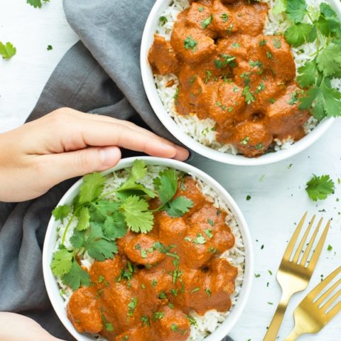 Slow Cooker Chicken Tikka Masala - 75+ Keto Crockpot Recipes - Delicious Slow Cooker Low Carb Meals