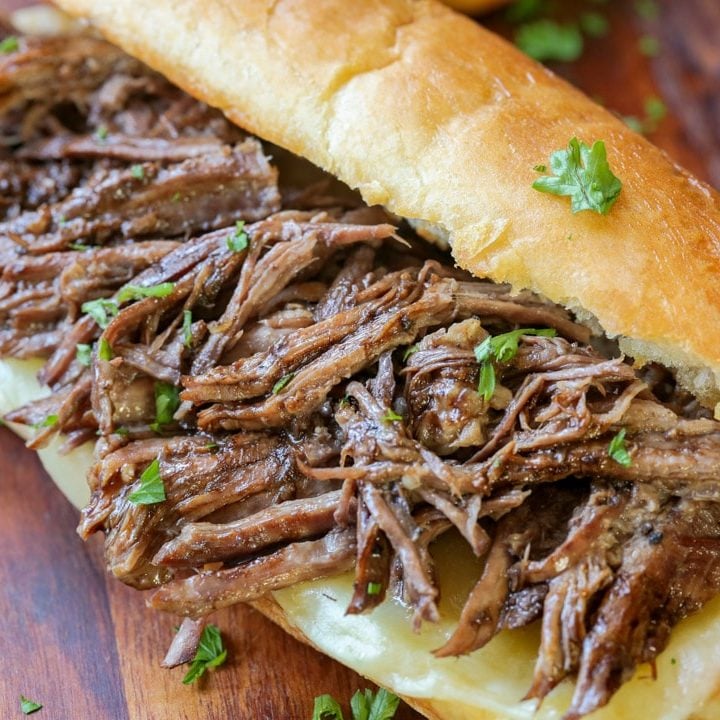 Slow Cooker French Dip Beef 13 of 72 - 75+ Keto Crockpot Recipes - Delicious Slow Cooker Low Carb Meals