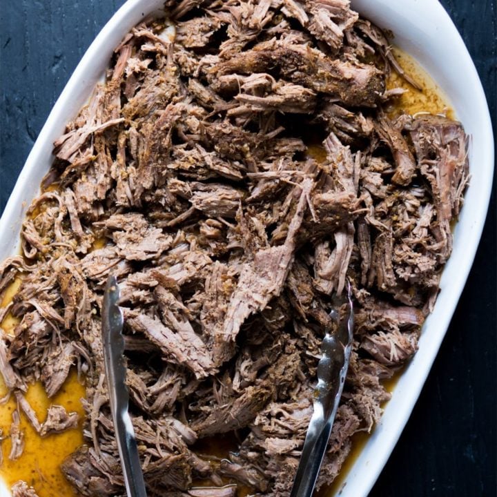 Slow Cooker Pulled Skirt Steak 8 - 75+ Keto Crockpot Recipes - Delicious Slow Cooker Low Carb Meals