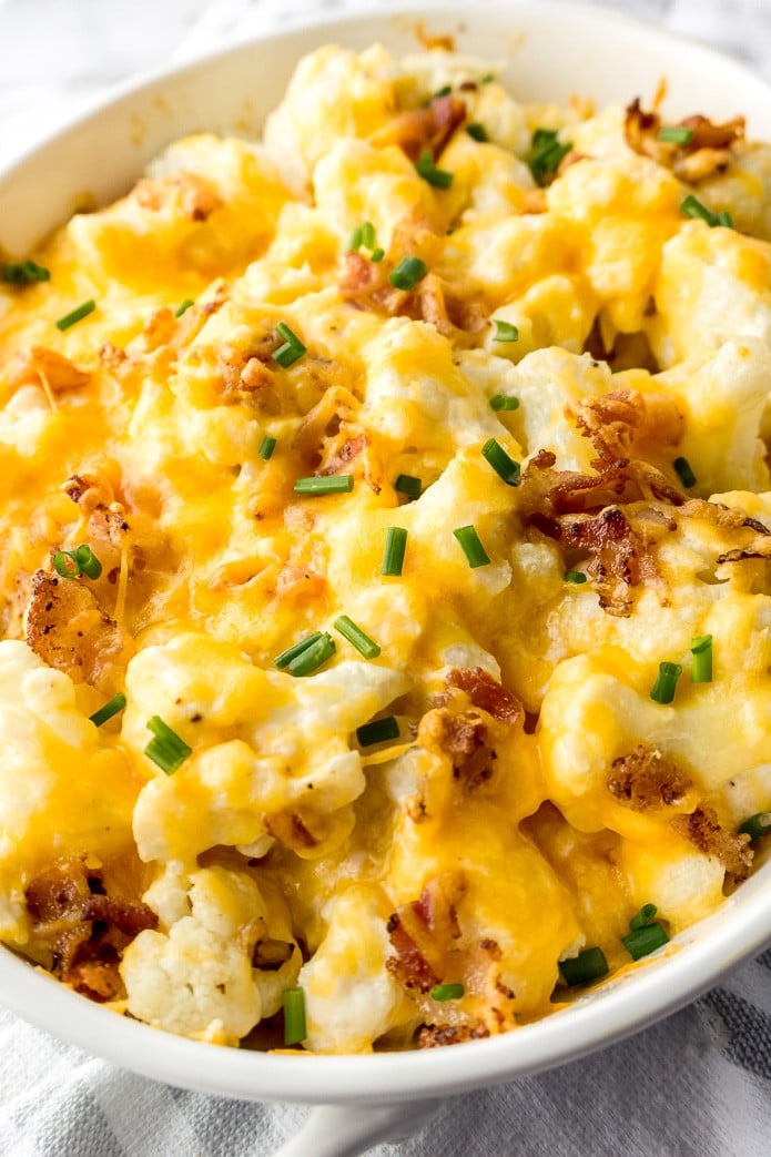 cauliflowercasserole 3 - Keto Side Dishes - 25+ Amazing Low Carb Sides for Any Meal!
