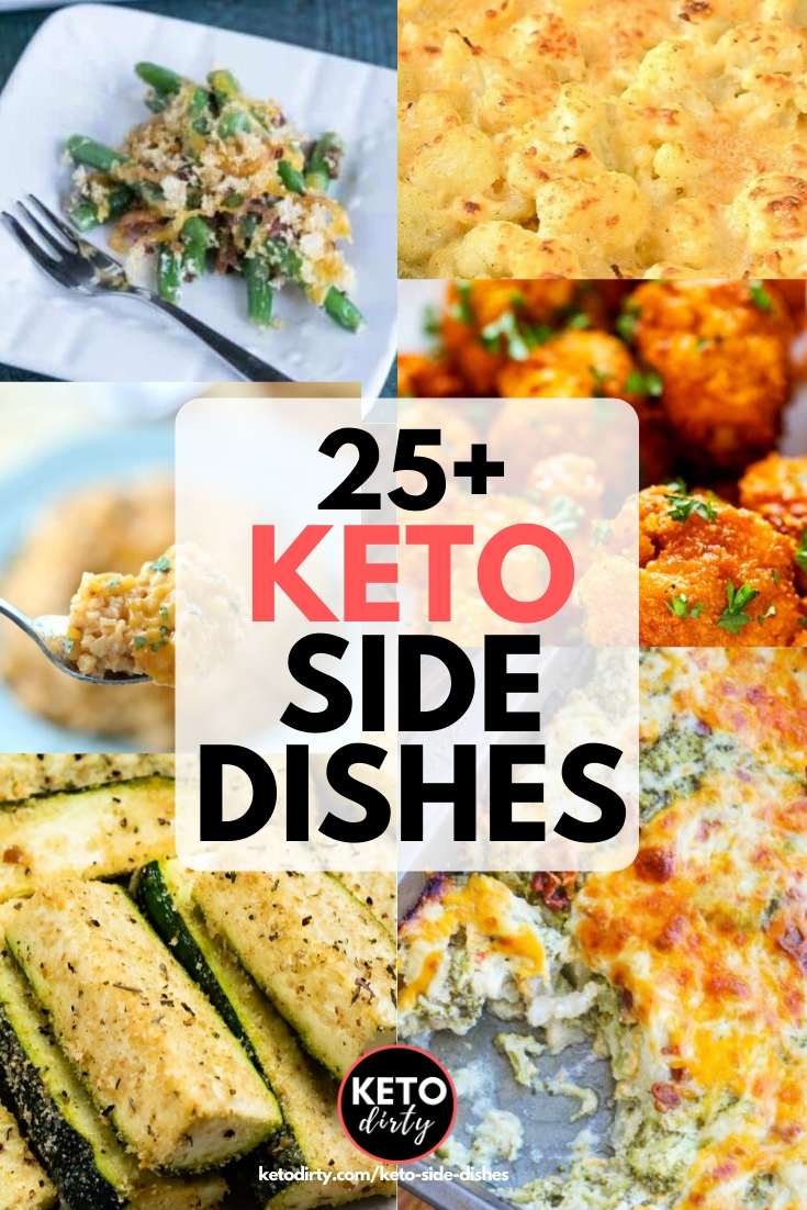 Keto Side Dishes - best low carb food options to add to a meal