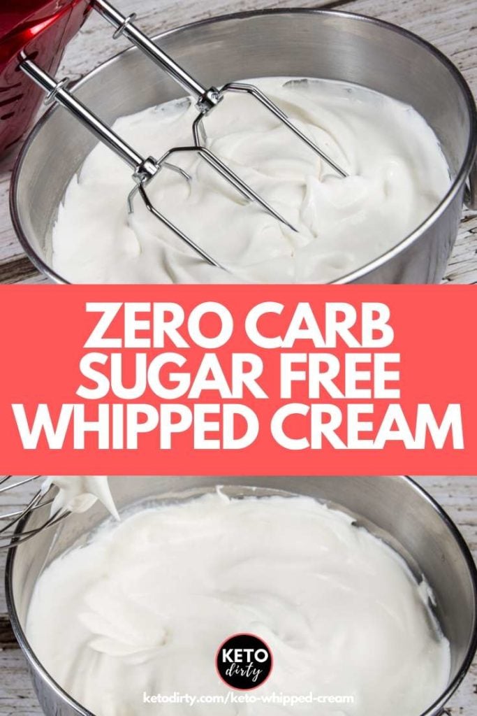 How To Make Keto Whipped Cream Recipe 0 Carbs And Sugar Free