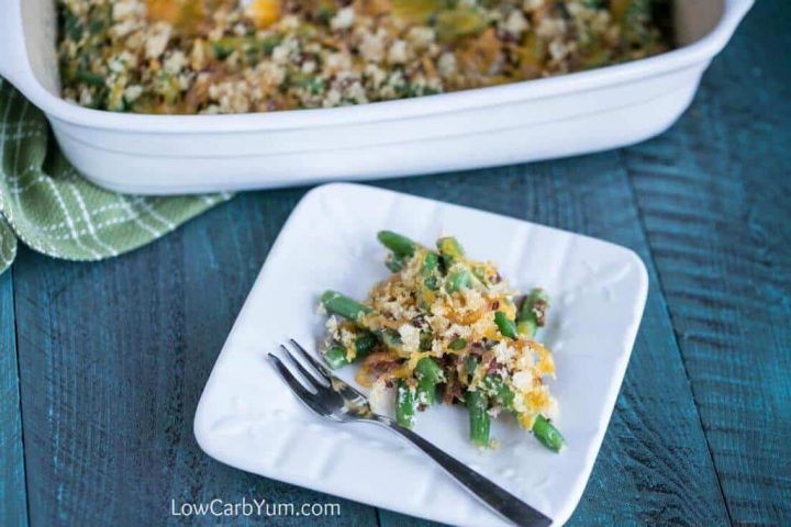 low carb gluten free green bean casserole ft - Keto Side Dishes - 25+ Amazing Low Carb Sides for Any Meal!