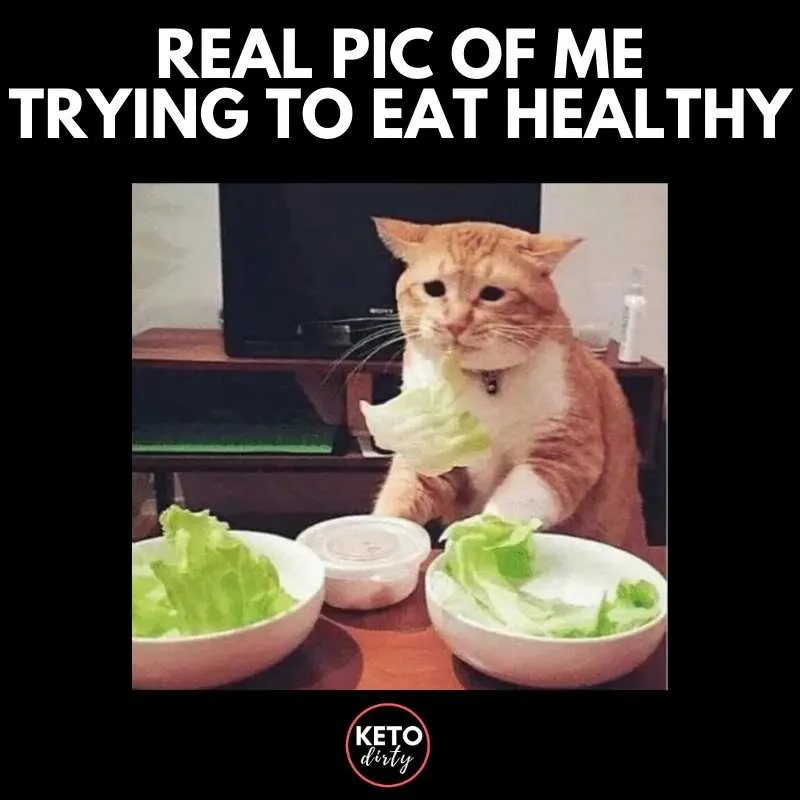 real pic of me eating healthy meme