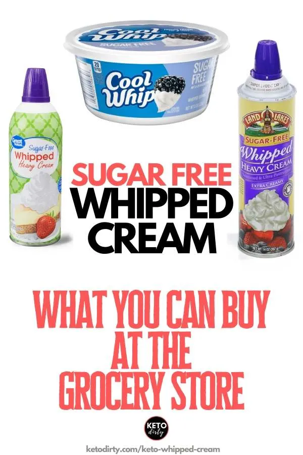 sugar free whipped cream keto sugar free whipped cream
