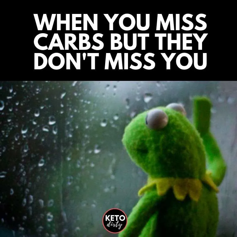 when you miss carbs meme