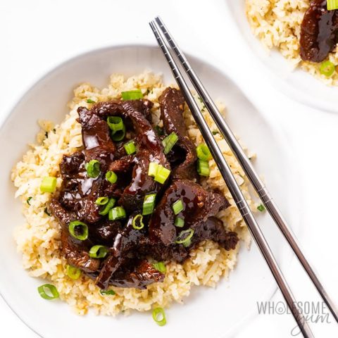 wholesomeyum slow cooker mongolian beef recipe 2 - 75+ Keto Crockpot Recipes - Delicious Slow Cooker Low Carb Meals