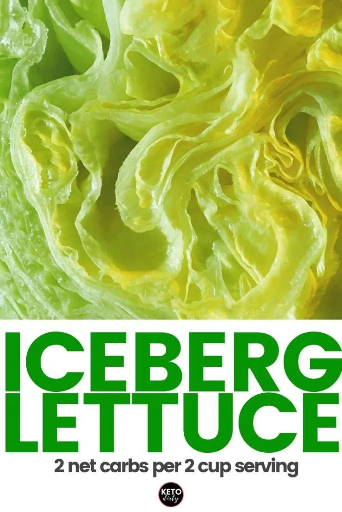 carbs in iceberg lettuce